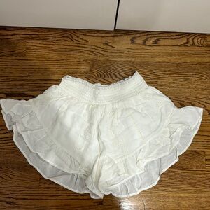 Ocean Drive White Ruffle Skorts